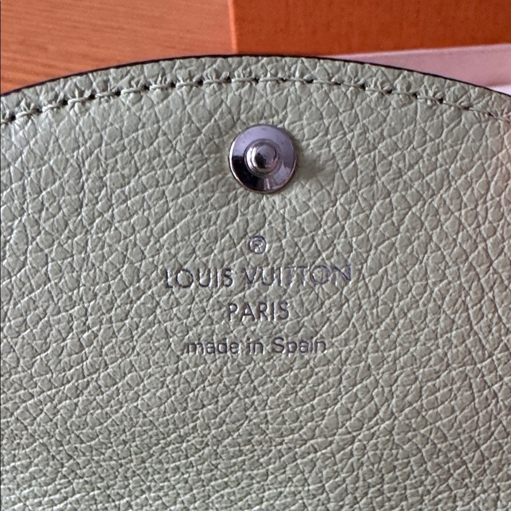 Louis Vuitton Rosalie Coin Card Holder, Pistachio Green Empreinte Leather - Picture 5 of 10